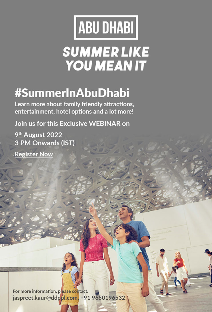DCT-Abu Dhabi to organise ‘Summer like you mean it’ webinar today at 3pm – Tourism Breaking News