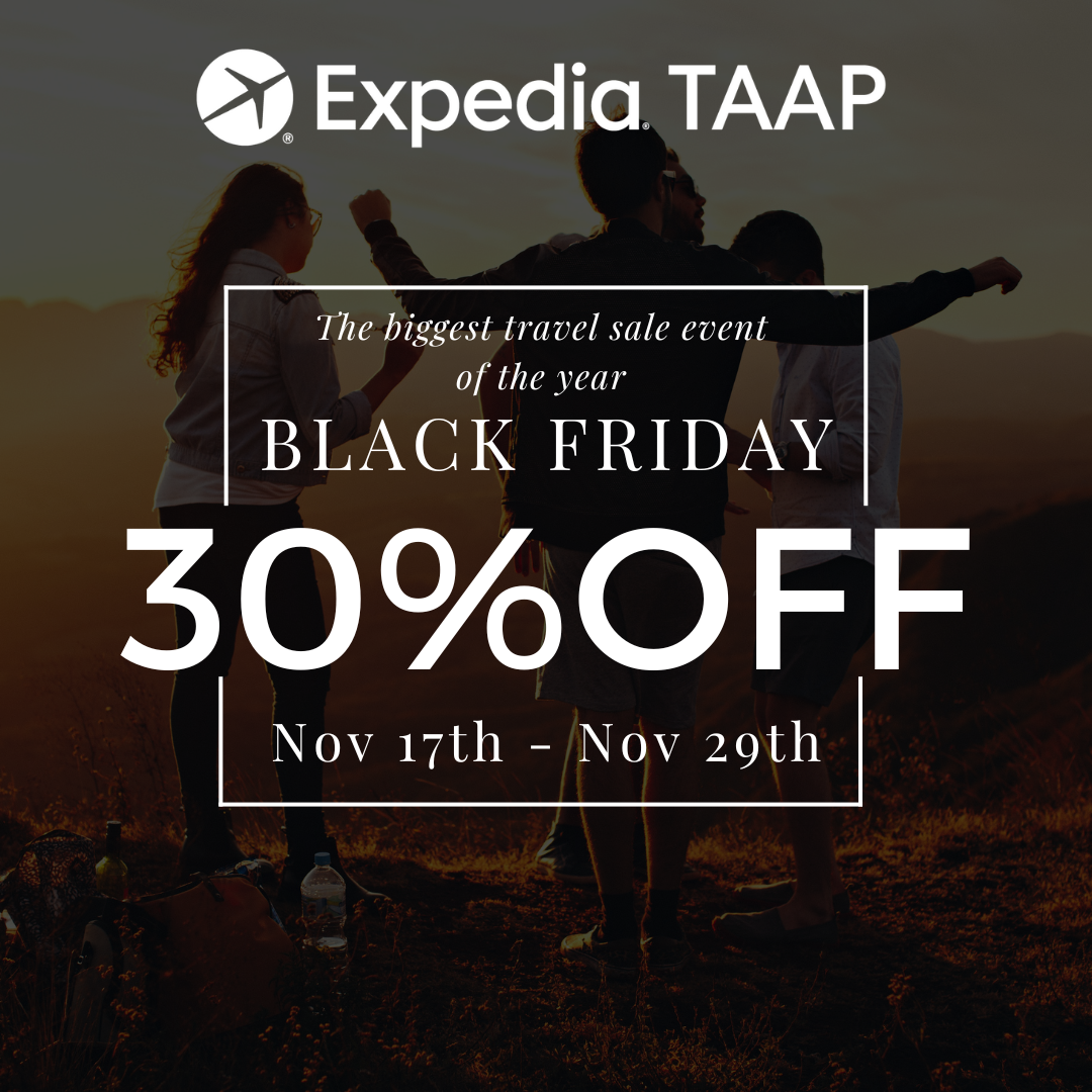 Expedia TAAP representatives get ready for Black Friday. Tourism