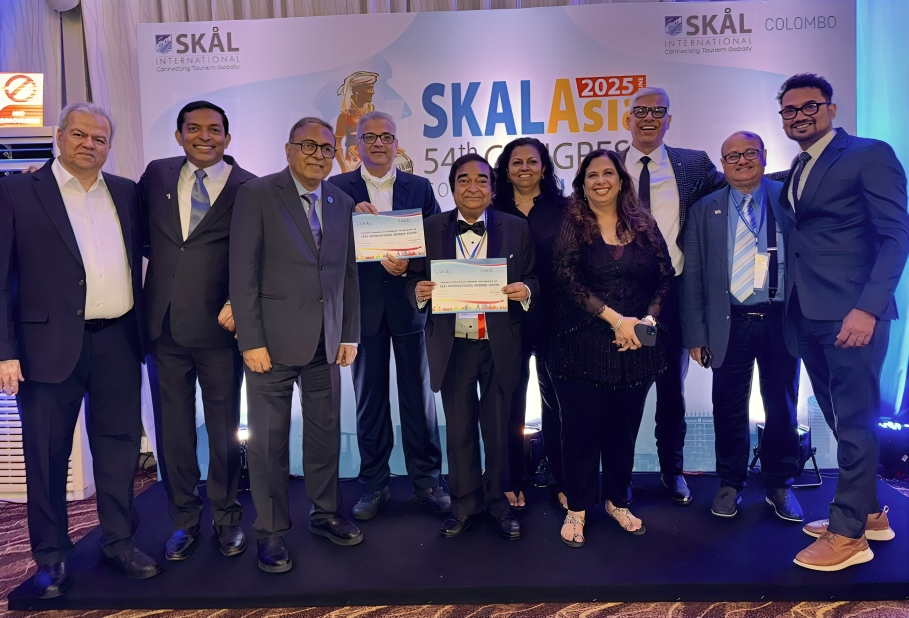 India’s tourism potential recognised globally as Padamashri Dr. Mukesh Batra receives dual honours at 54th Skal Asia Congress